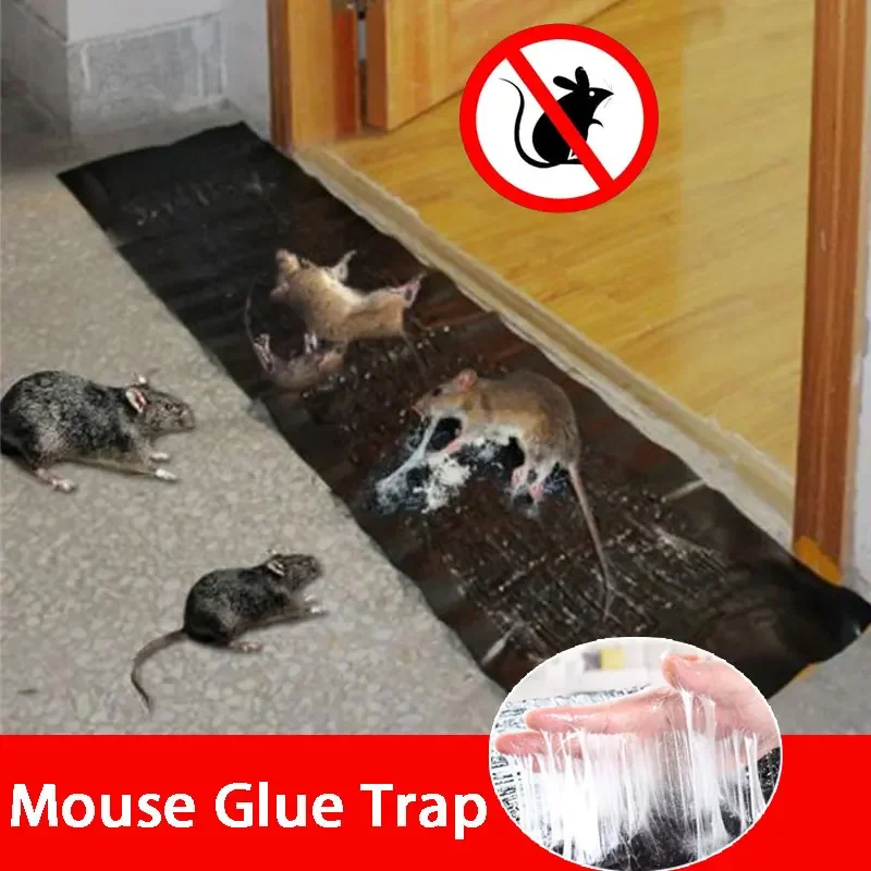 120 ซม.Anti Rat Baffle แผ่นกาวดัก Super Strong Sticky Rat Board Mice Catcher Trap Pest Control ปฏิเสธแผ่น Killer Trap