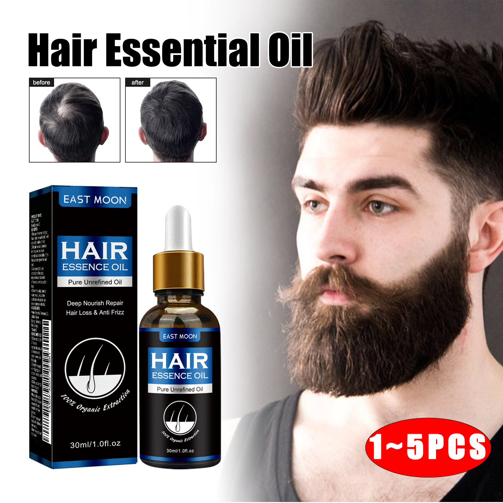 Rosemary Hair Growth Essential Oil Deep Nourishing Scalp Nutrient Anti Hair Loss Repair Damage Regrowth Oil Thinning Treatment