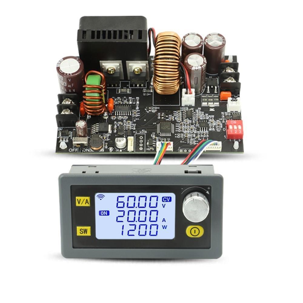 XY6020L-fuente de alimentación reguladora de voltaje CNC, 1200W, CC ajustable estabilizada, 20a, voltaje constante, módulo reductor de corriente constante