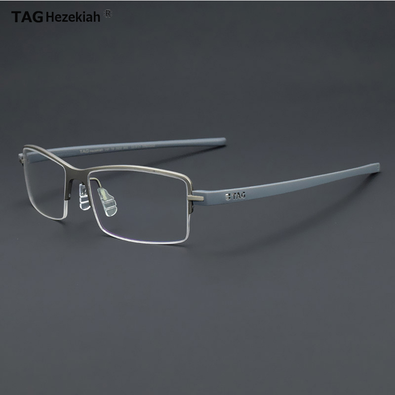 Marka Hezekiah okulary optyczne oprawki męskie 3922 tytanowe okulary korekcyjne kobiet krótkowzroczność dani koreańskie okulary