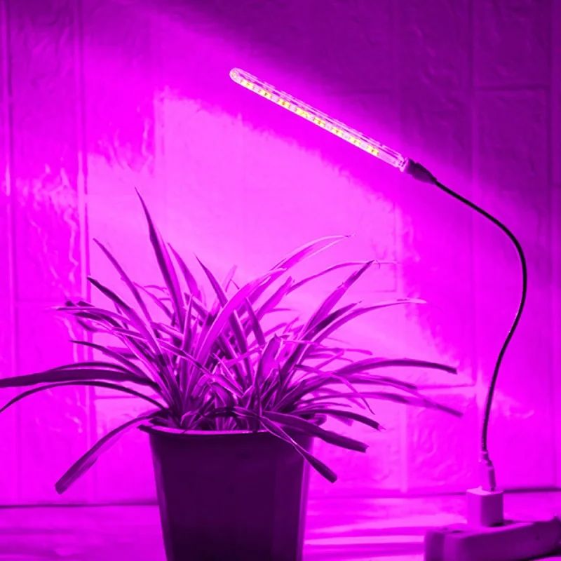 USB LED élèvent la barre lumineuse spectre complet réglable plante lampe pour intérieur hydroponique semis fleur étagère bureau grandir tente éclairage