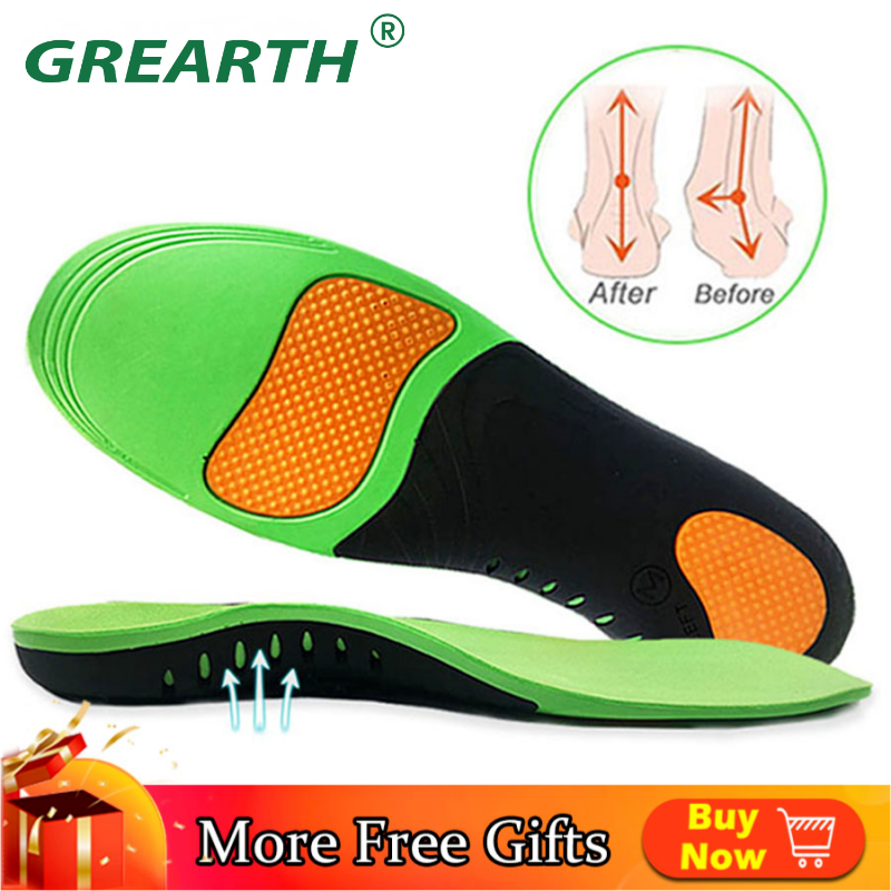 Eva Orthopedic Insole Unisex Outdoor Hiking Travel Essentials X/o Leg Correction Flat Arch Support Sports High Elastic Cushion