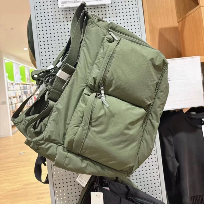 Sac bandoulière de loisirs épaissi de qualité supérieure, sac à l'épaule grande capacité pour ordinateur portable, sac de sport multi-poches pour hommes et femmes