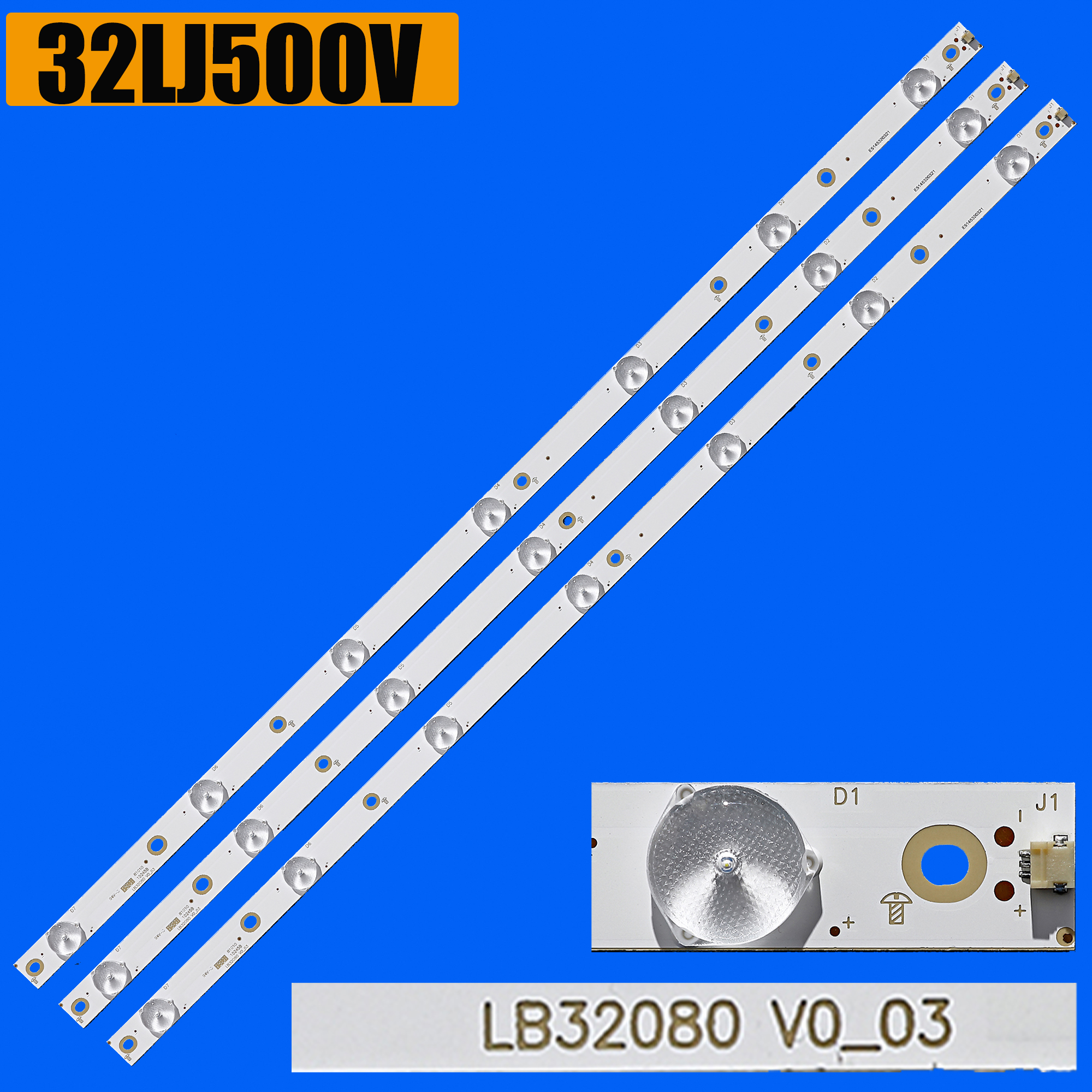 Kit de 1/5/15 tira de LED para iluminación trasera para 32PHS4132/60 32PHS5301/12 32PHS5302/12 32PHT4101/12 32PFT4132/12 32PFL5501/60 32PHT4201/60
