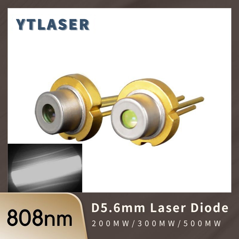 1/5/10PCS 808nm IR Laser Module Invisible Light D5.6mm 200mW 300mW 500mW Laser Diode for Lab DIY