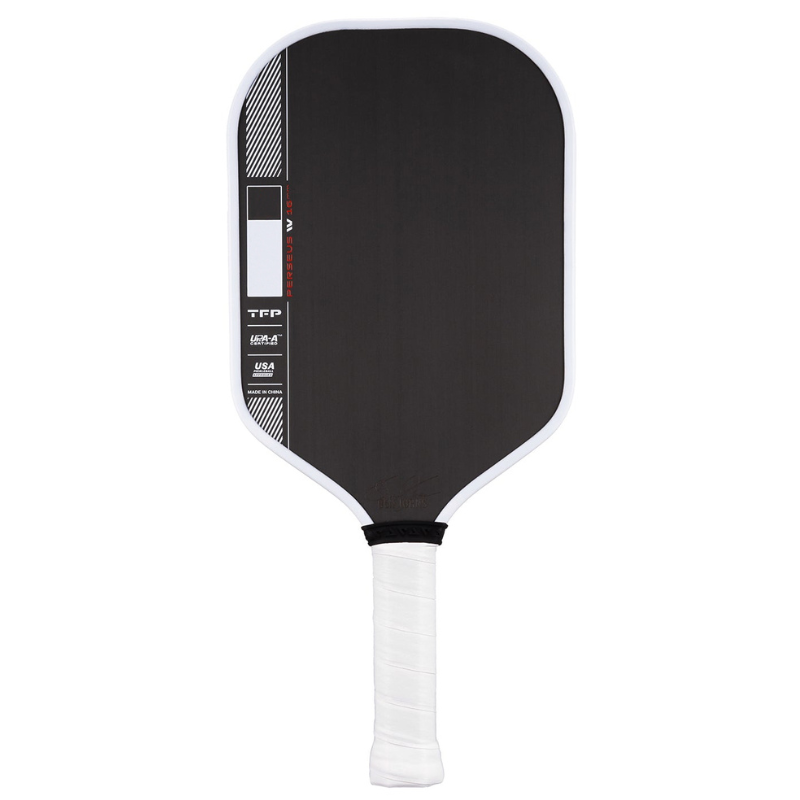 BEN JOHNS PERSEUS PRO IV T700 Pá de pickleball de fibra de carbono, superfície texturizada, núcleo de favo de mel PP 16MM, potência e controle balanceados