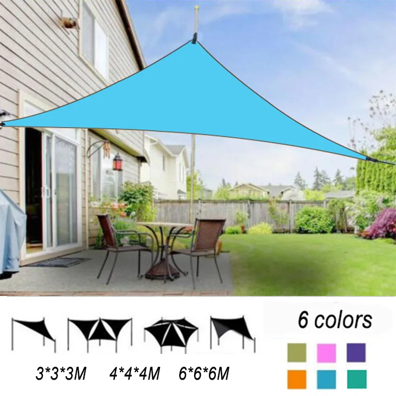 Outdoor Markise Dreieck Baldachin Auto Zelt Garten Strand Regendicht Sonnenschutz Schatten Segel Tragbare Falten Camping Reise Sonnenschutz