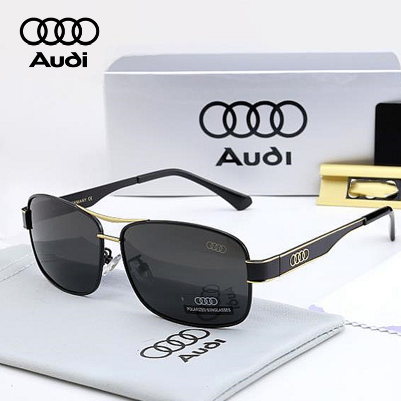 AUDI UV400 Polarized Sunglasses Lightweight Frameless for Cycling Driving Outdoor Unisex Men Women Daily Sunglasses