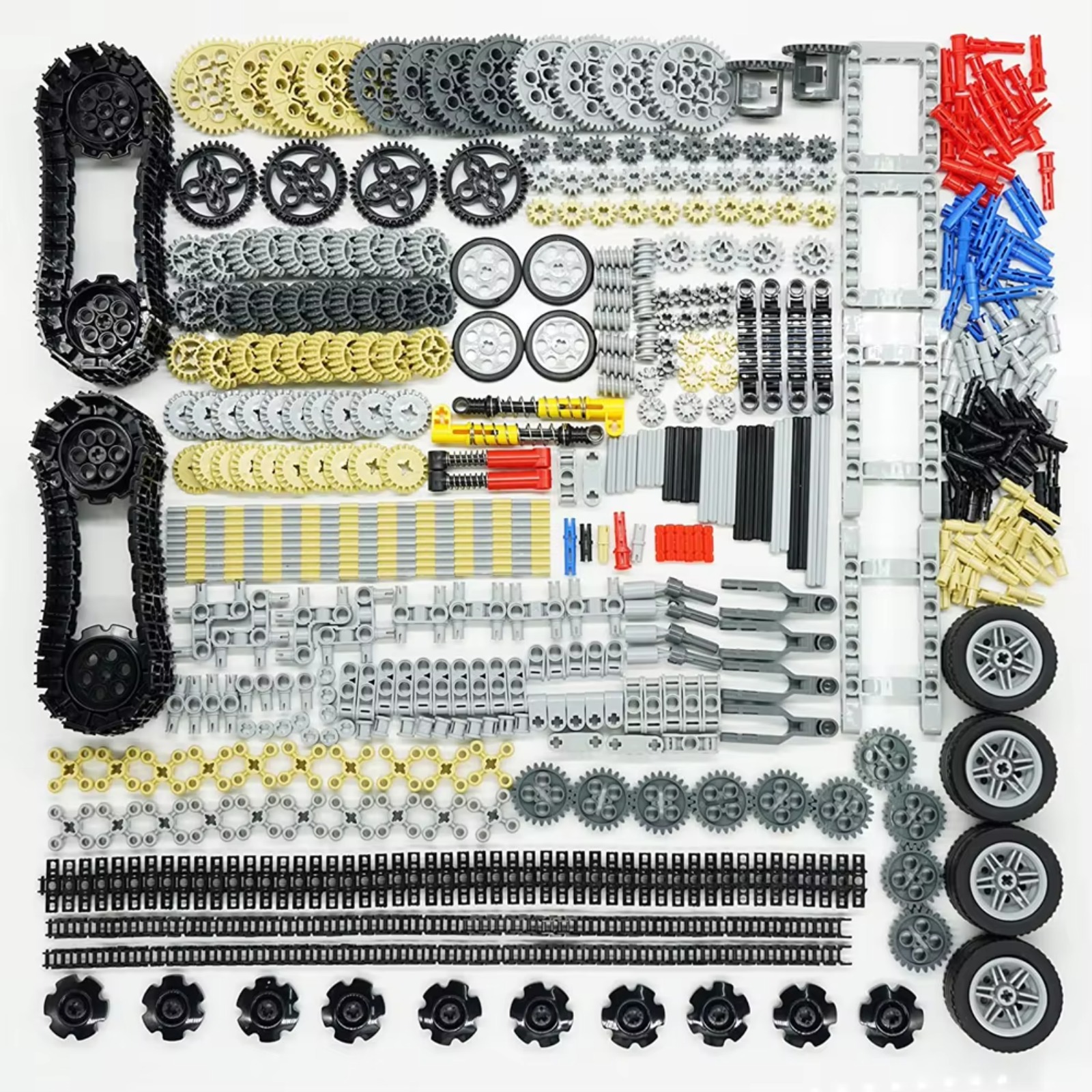 768 peças kit de construção de peças técnicas com eixos de engrenagens rodas para modelos de robô de carro moc brinquedos de haste