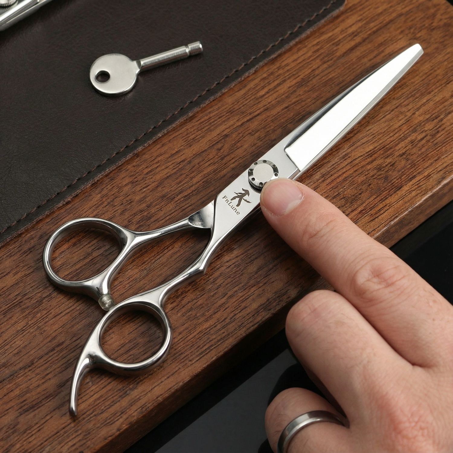 FnLune 6 inch Kappers Kapper Haarschaar Professionele Kappers Kappers Roestvrij Staal Haar Knippen Schaar Salon Kapper