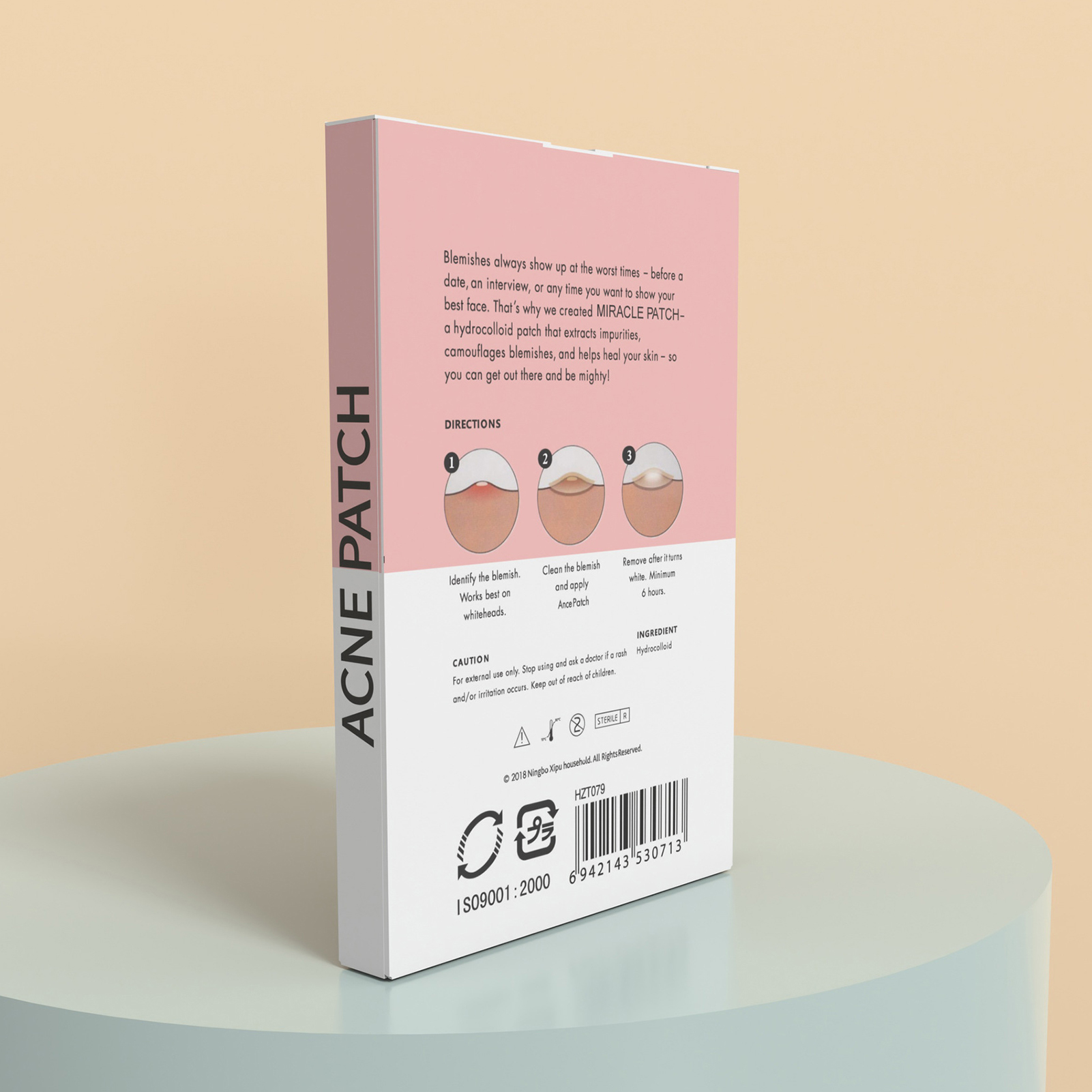 72 szt. Wodoodporny salicylowy plaster na pryszcze leczenie skaz pielęgnacja skóry naprawa trądziku do odzyszenia skóry