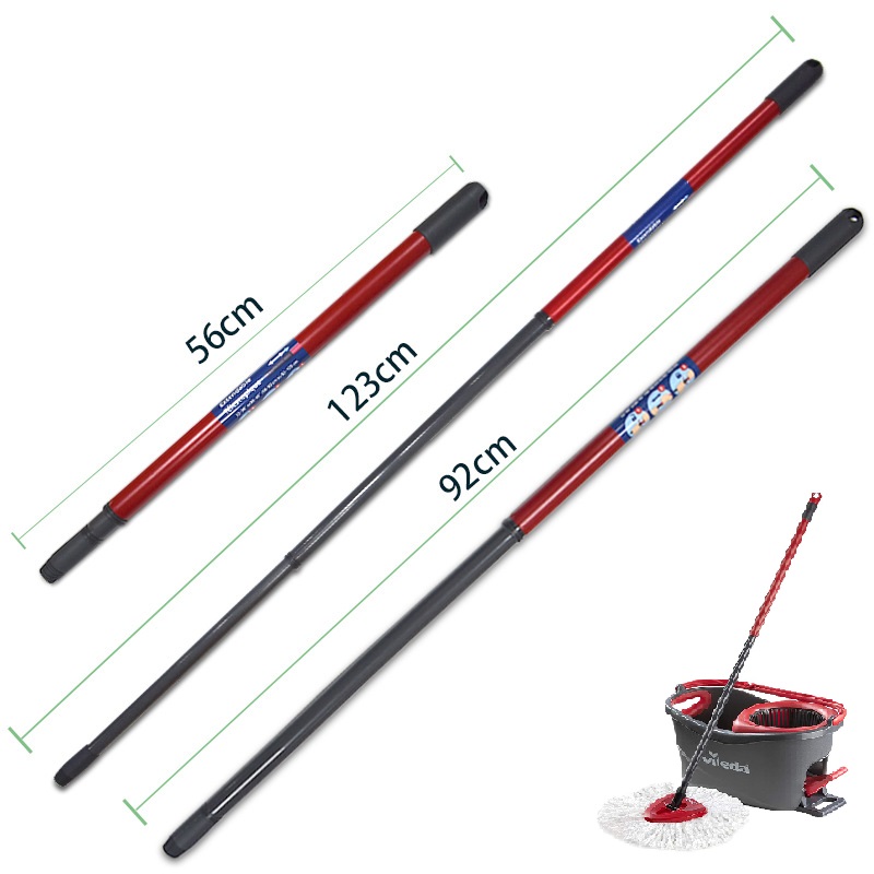 3-sekcyjny wymienny wysuwany uchwyt do mopa Vileda/O-Cedar EasyWring Spin Mop wymienny pręt do mopa odwracającego i kurz o podwójnym działaniu
