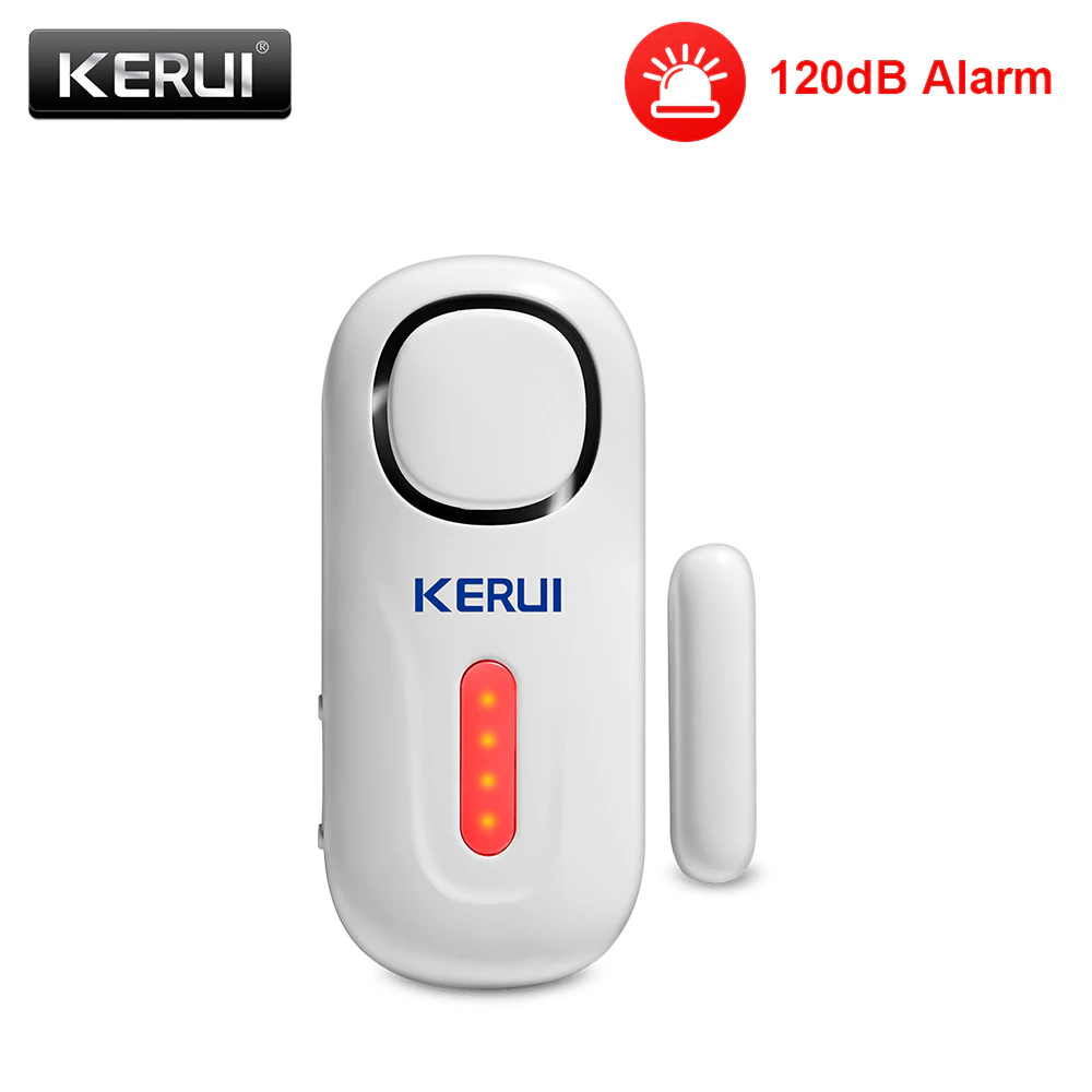 KERUI 120DB système d'alarme sans fil porte/fenêtre entrée sécurité capteur antivol alarme PIR magnétique système de Garage maison intelligente