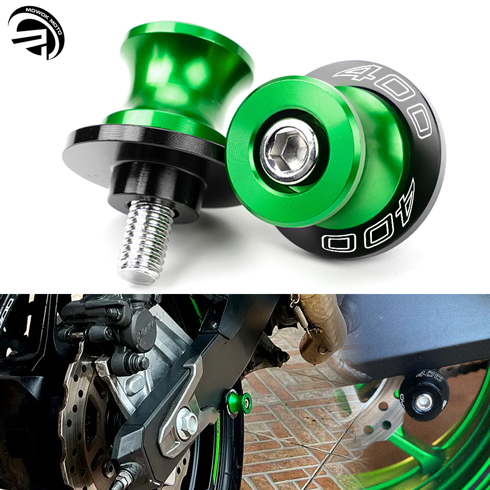 Para Kawasaki Z400 Z500 Z 400 500 Ninja400 Ninja500 SE 2019-2024 2023 tornillos de soporte M8 de aluminio para motocicleta carretes basculantes deslizantes