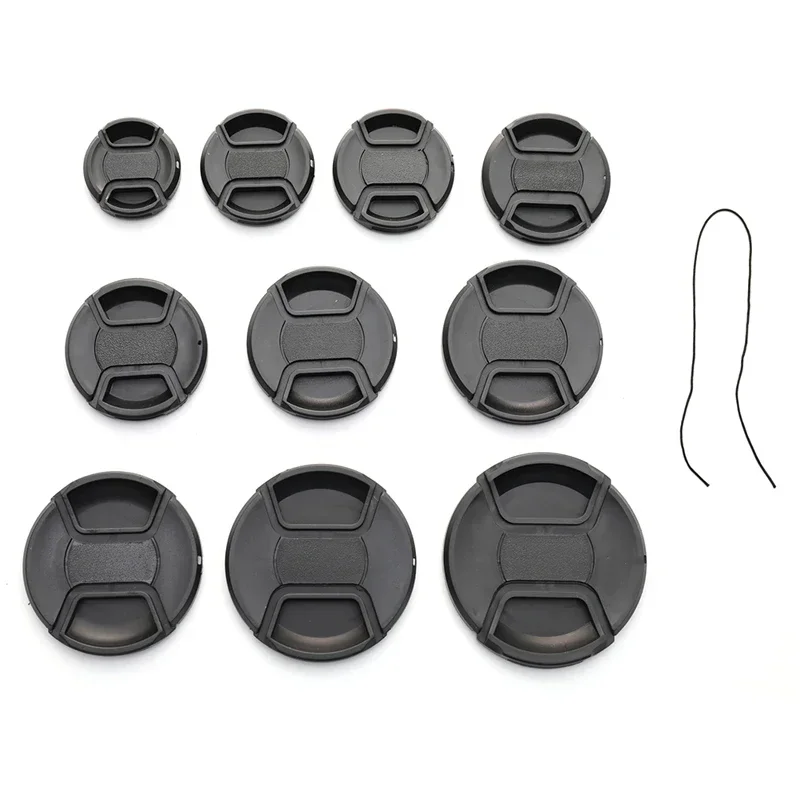 40,5 mm, 49 mm, 52 mm, 55 mm, 58 mm, 62 mm, 67 mm, 72 mm, 77 mm, 82 mm, Kamera-Objektivdeckel, zum Aufstecken, hochwertige Frontabdeckung, 1 Stück