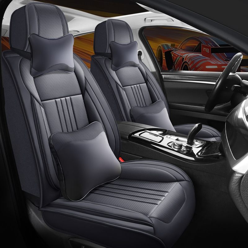 Universal Artificial Leather Car Seat Covers for VW Polo Atlas Jetta Bora Eos Sharan Variant Beetle Scirocco UP Car Accessories