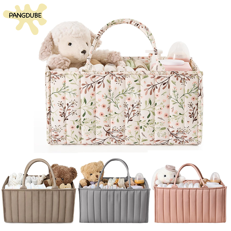 PANGDUBE – sac de rangement pour couches de bébé, empiloirs et caddies portables pliants, sac de rangement de grande capacité pour objets de bébé