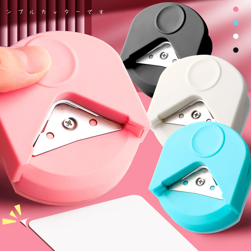 Coupe-cercle, fabricant de boutons, machine ronde d'angle, poinçonnage d'angle, coupe-papier portable, carte, découpe de photos
