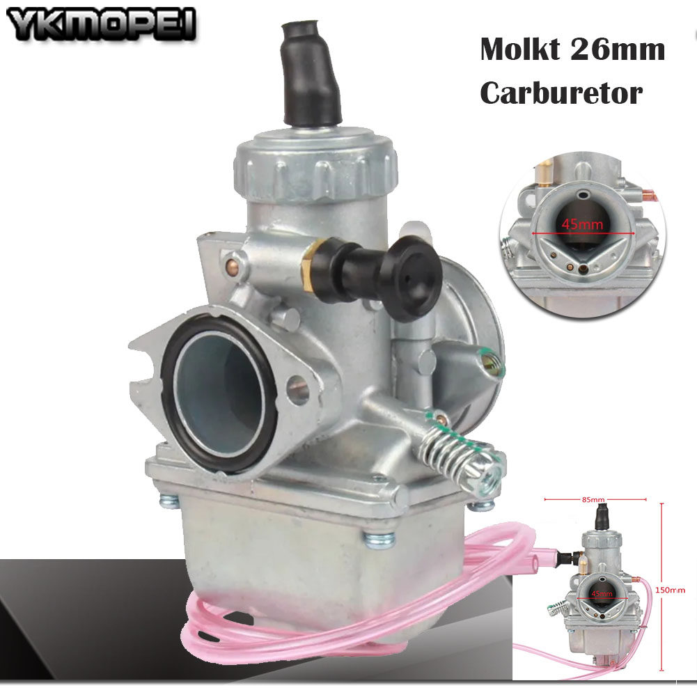 Molkt 26Mm Karburator Karb untuk YX ZS 140cc Timbul 160cc Suku Cadang Mesin Horisontal Sepeda Lubang Kotoran