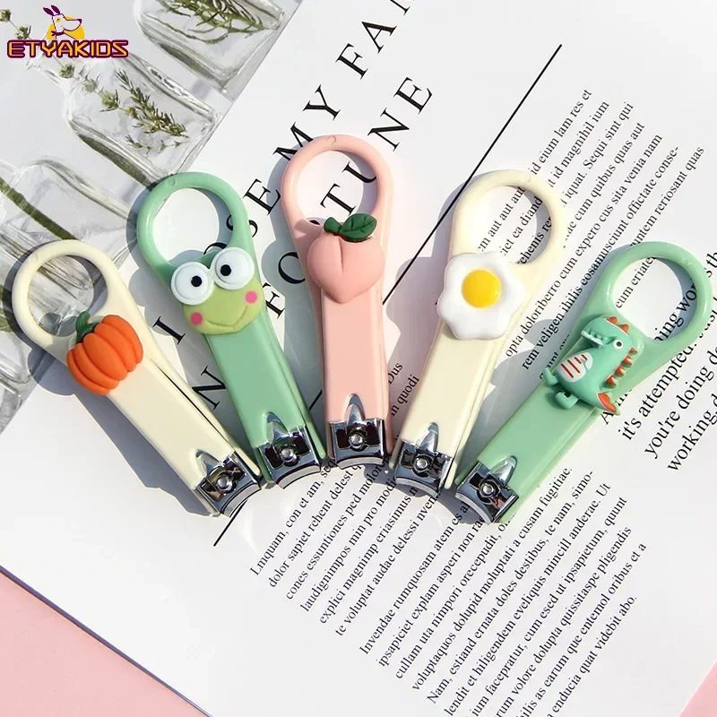 Animal dos desenhos animados frutas cortador de unhas cortador para crianças tesoura de unhas cortador de unhas beleza tesoura de unhas