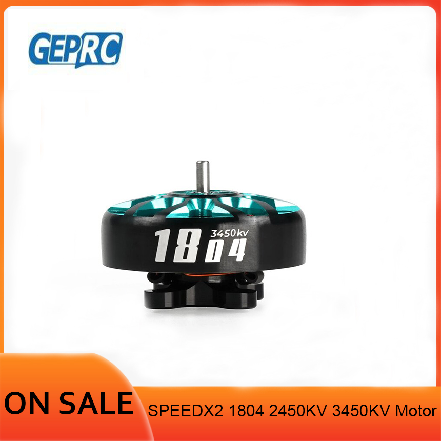 GEPRC SPEEDX2 1804 2450KV 3450KV Двигатель 4S 6S Бесщеточный двигатель для FPV RC Мультикоптер Гоночный дрон Запчасти