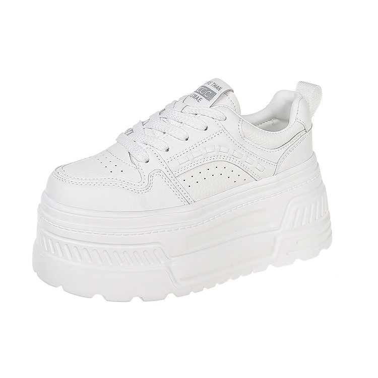 Dames sneakers met dikke zool, ademend, modieus, casual platform schoenen, nieuwe stijl, flatform loafers