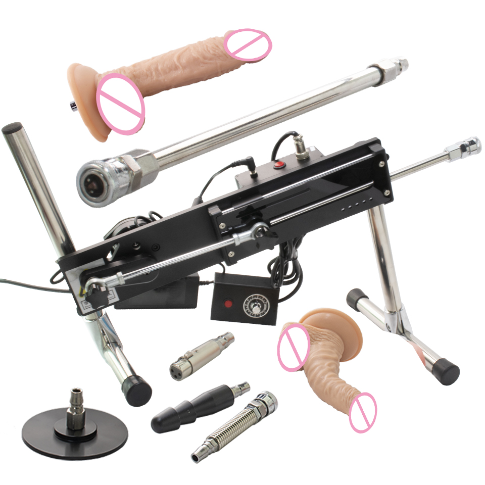 Fredorch Erwachsenen-Sexmaschine mit Vac-U-Lock Dildo Sexspielzeug Weiblicher Männlicher Masturbator Teleskopisch 70W/120W Leistungsstarke Sexmaschine