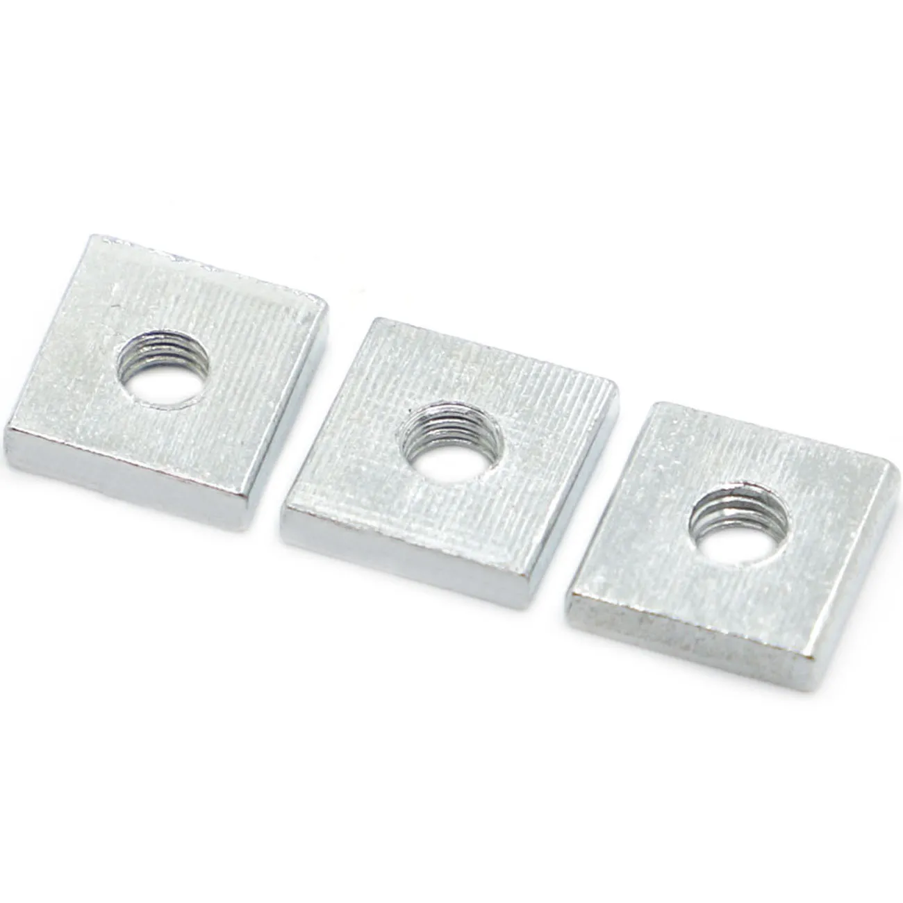M3 M4 M5 M6 M8 Dünne Viereckblock-Vierkantmutter aus verzinktem Kohlenstoffstahl DIN562