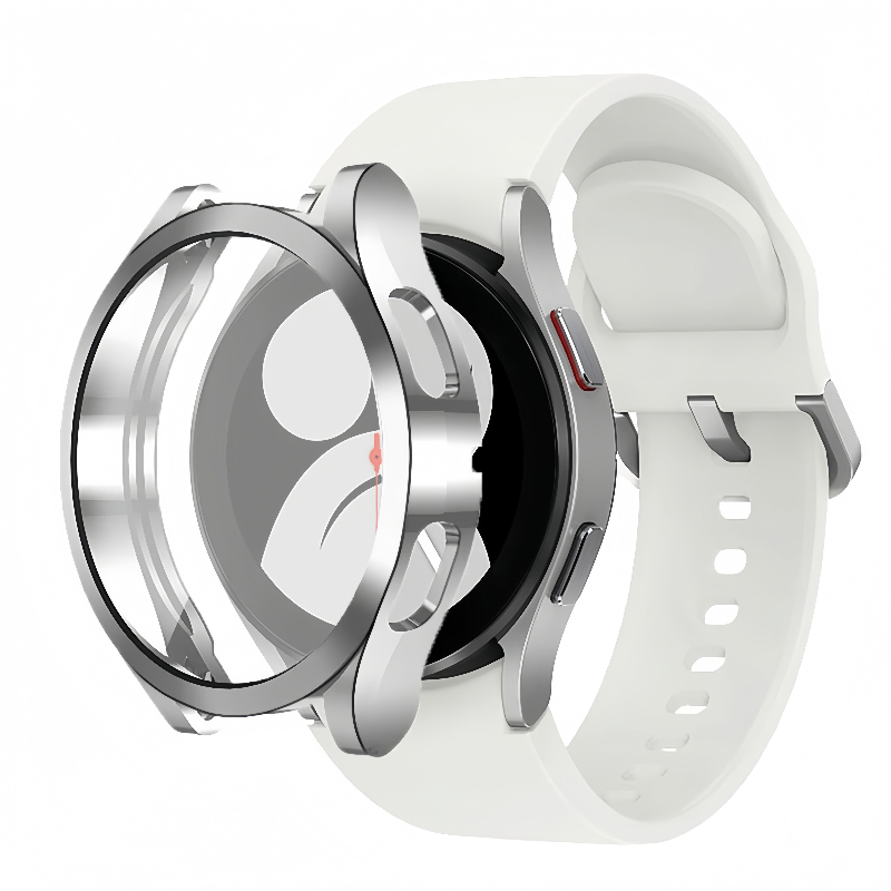Etui ochronne z folią ochronną na ekran do Samsung Galaxy Watch 8 7 6 5 4 40mm 44mm, obudowa ochronna do Watch 4/5/6/7/8 40/44mm