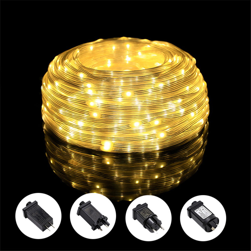 Festoon Led 100/150M Chống Nước Vòng Hoa Cắm Hoạt Động Mới Năm Đêm Giao Thừa Đồ Dùng Trang Trí Giáng Sinh Đồ Trang Trí