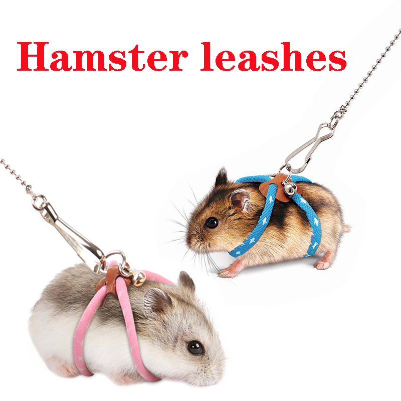 ใหม่สัตว์เลี้ยงขนาดเล็กปรับสายรัดนุ่ม Leash นกนกแก้วเมาส์หนูแฮมสเตอร์พังพอนหนูสัตว์เลี้ยงหมู Leash Guinea Pig อุปกรณ์เสริม
