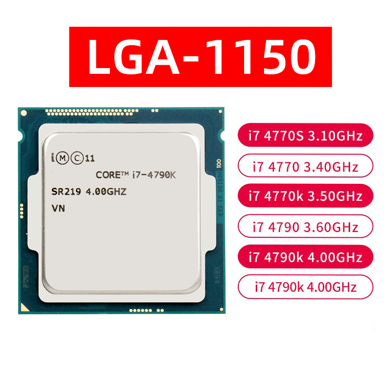 I7-4790K I7-4790S I7-4790 I7-4770K I7-4770S I7-4770 E3-1230V3 procesor CPU LGA1150