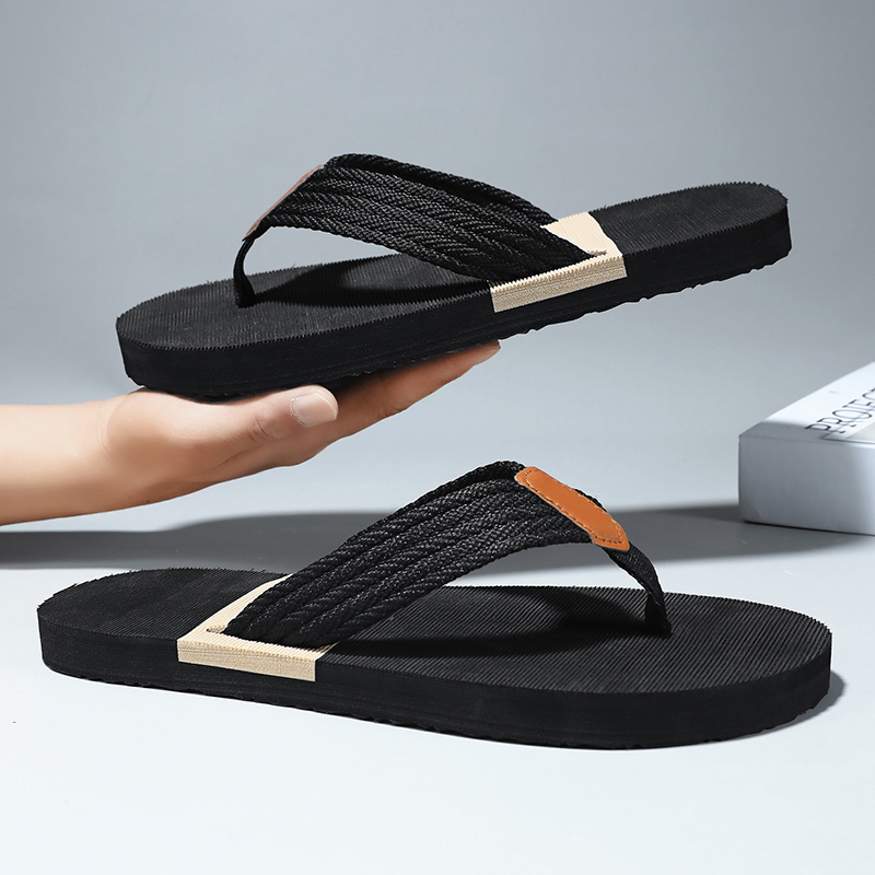 Chanclas de diseñador para hombre, zapatillas de playa, informales, transpirables, antideslizantes, Verano