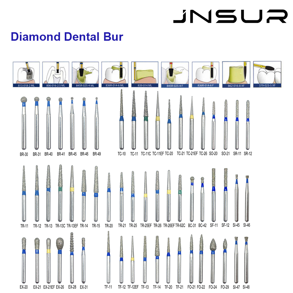 5 stks/pak Dental Diamond Burs Tandheelkundige Boren Voor Hoge Snelheid Handstuk FG Dia 1.6 MM Dental Lab Technische Tandheelkunde Materiaal supply