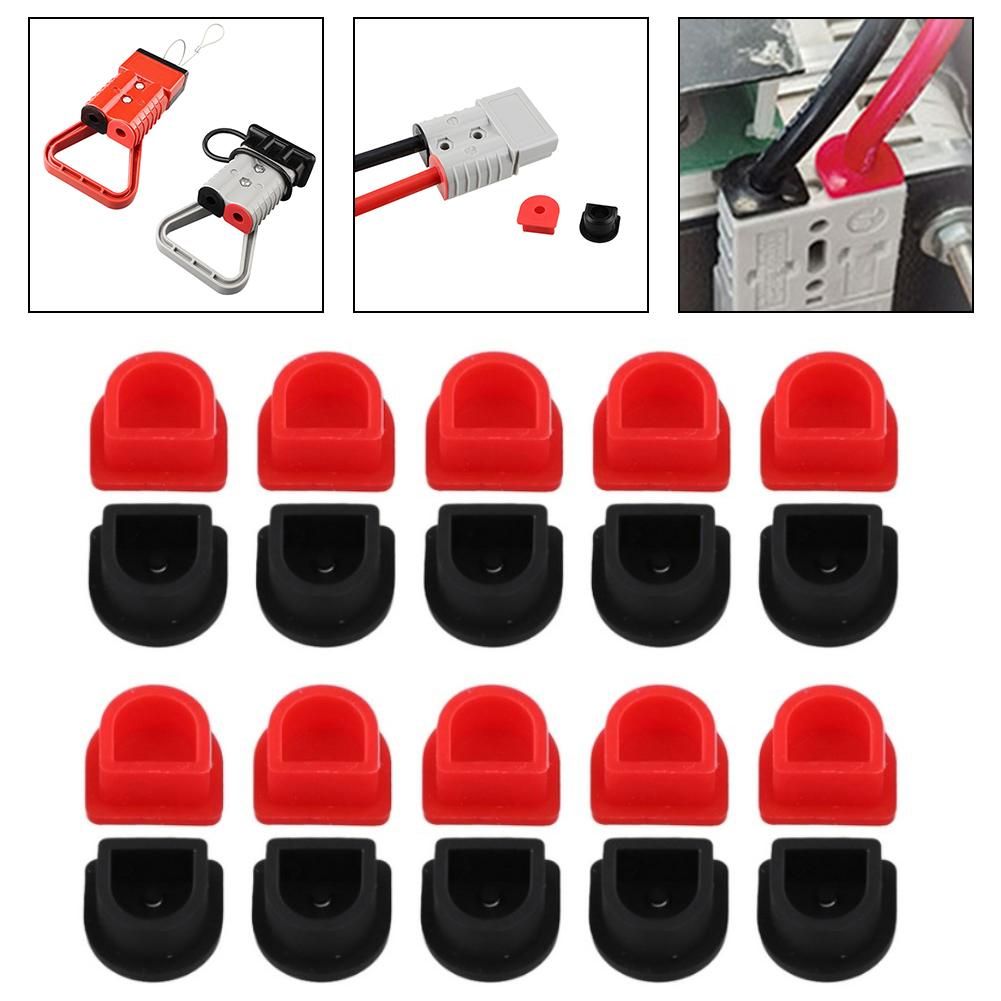 20 piezas 50A para kits de cables de conector Anderson, conector de plástico resistente a la intemperie, cubierta de inserción de Cable a prueba de polvo, accesorios de tapa de sellado