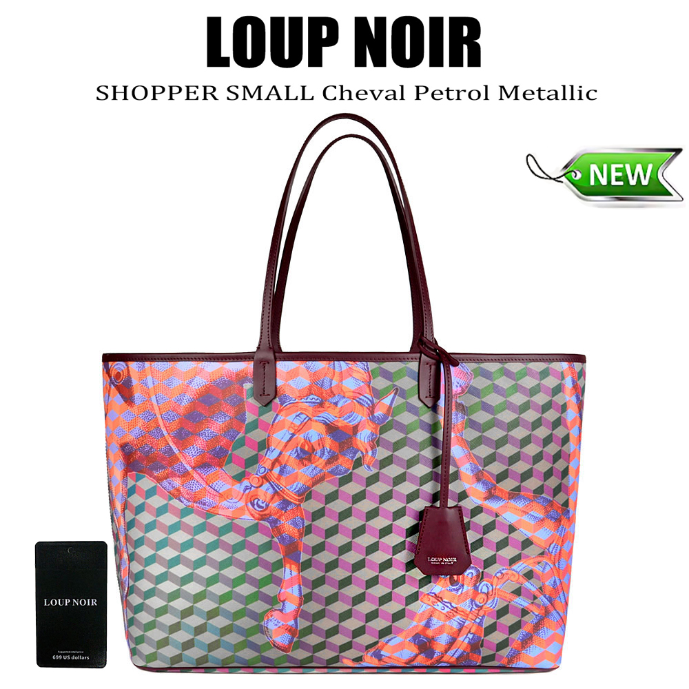 Nouveau LOUP NOIR sac fourre-tout pour femmes épaule femmes sacs de haute qualité marques célèbres sac fourre-tout décontractés grande capacité cheval Noir sac