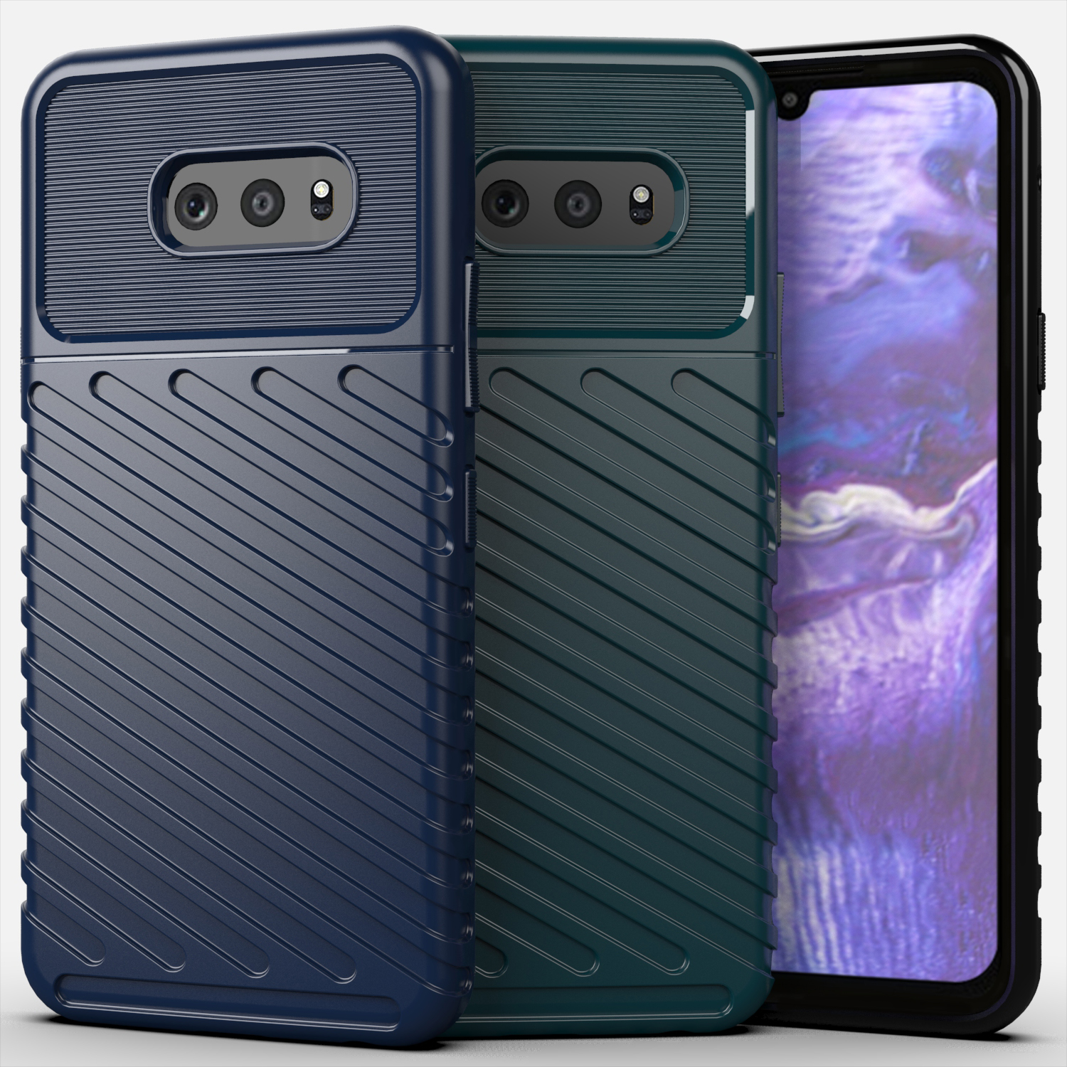 Luxe Hoesje Schokbestendig Siliconen Telefoonhoesje Voor LG G 8S/V 50S