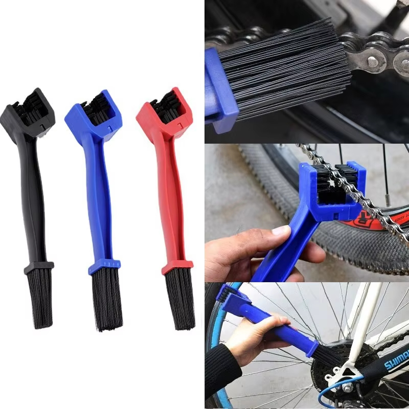 Limpiador de Cadena Portátil para Motocicleta y Bicicleta de Carretera, Cepillo de Limpieza de Cadena, Herramientas de Limpieza de Bicicleta, Herramienta de Mantenimiento de Cadena
