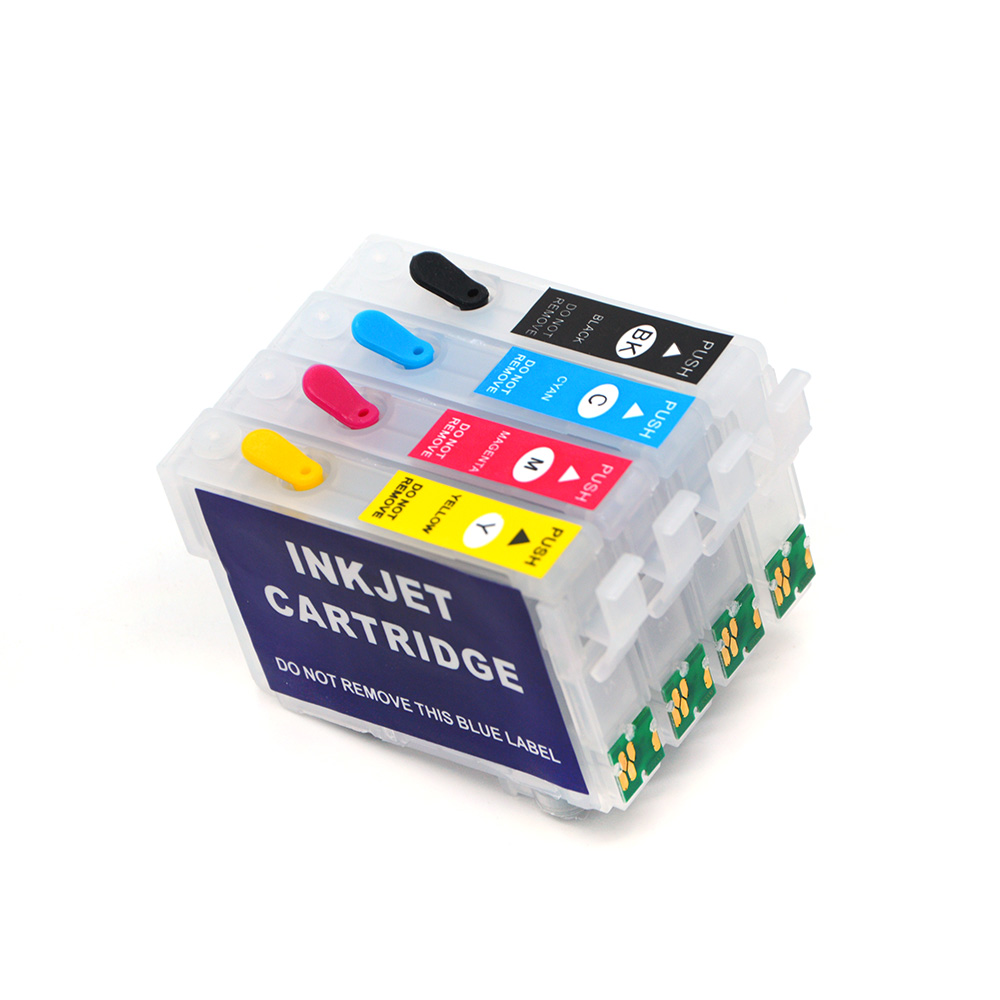 4Pcs T604 604XL Refill Ink Cartridge with Chip for Epson XP2200 XP2205 XP3200 XP3205 XP4200 XP4205 WF2910 WF2930 WF2935 WF2950