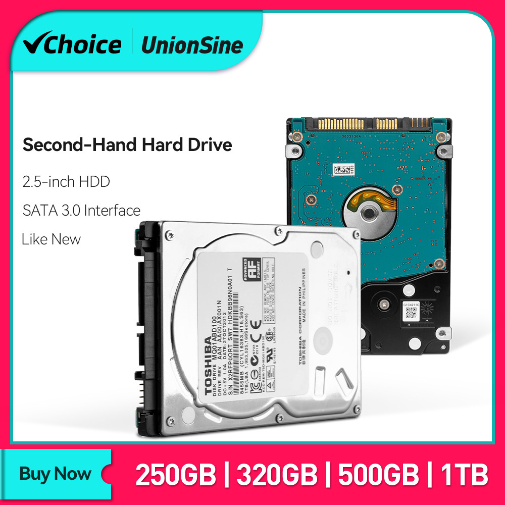 中古 2.5 "SATA3 HDD ラップトップノートブック内部 1TB 250GB 320GB 500GB HDD ハードディスクハードドライブ 5400-7200RPM ディスコデュロインテルノ