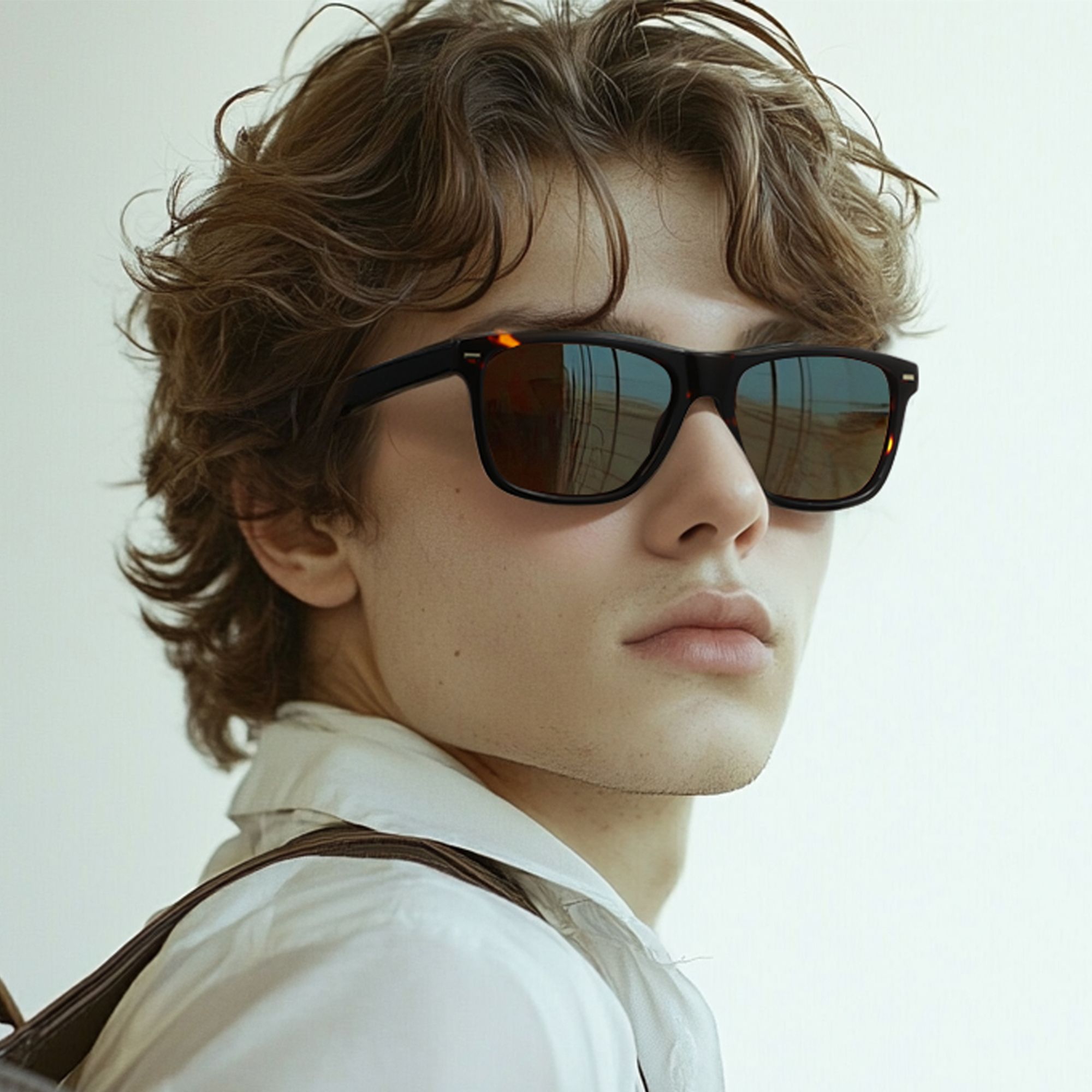 Zenottic 2025 recém chegados óculos de sol polarizados quadrado uv400 proteção acetato óculos de sol design clássico sombra para mulher