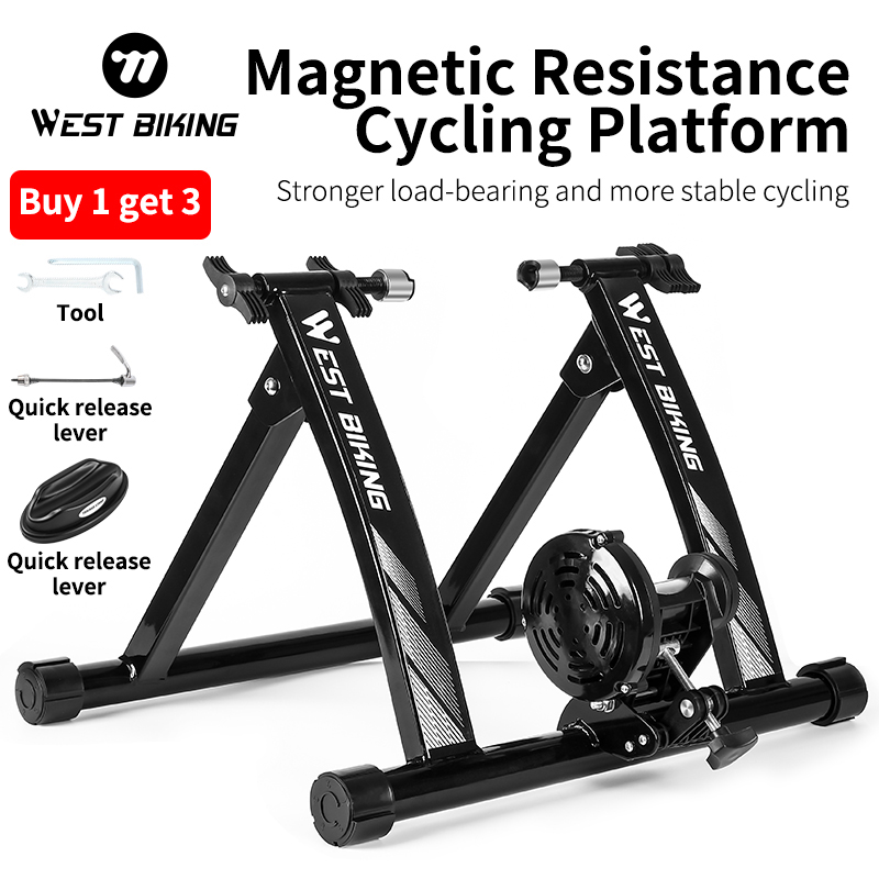 WEST BIKING rower do ćwiczeń w pomieszczeniach trener trening domowy opór magnetyczny trener rowerowy szosowe MTB trenerzy rowerowe jazda na rowerze