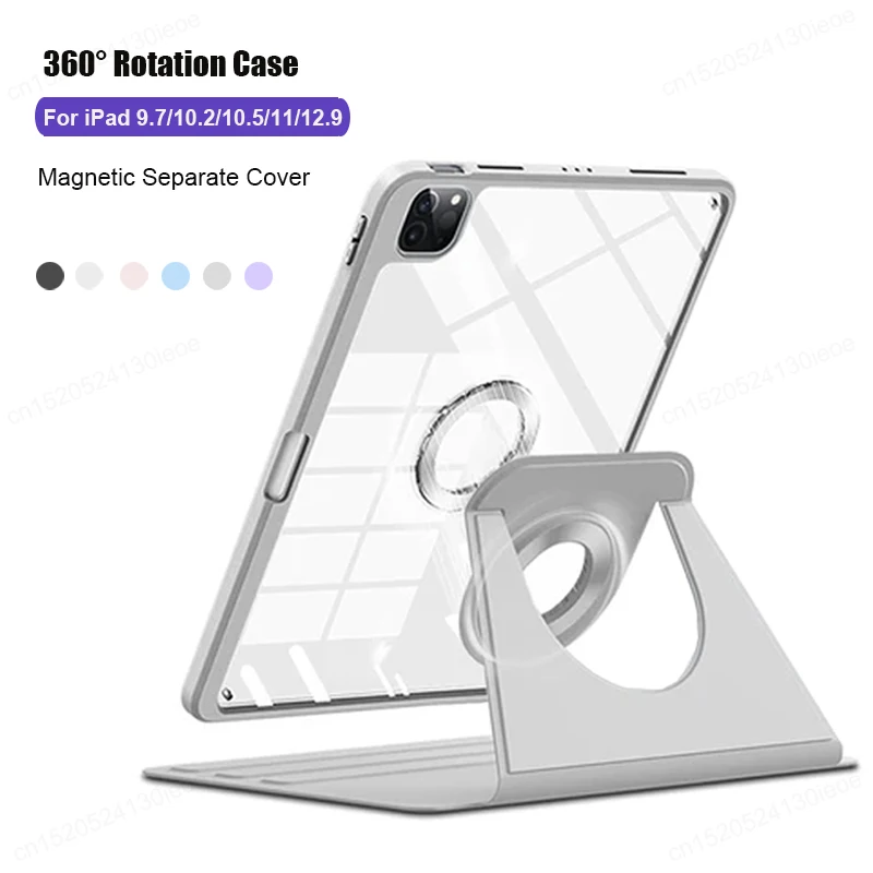 Für iPad Air Pro 11 12,9 13 Zoll Hülle 2024 Magnetische abnehmbare Abdeckung iPad Air 5. 4. 10,9 10. 10.2 9 9th 8th Generation Funda
