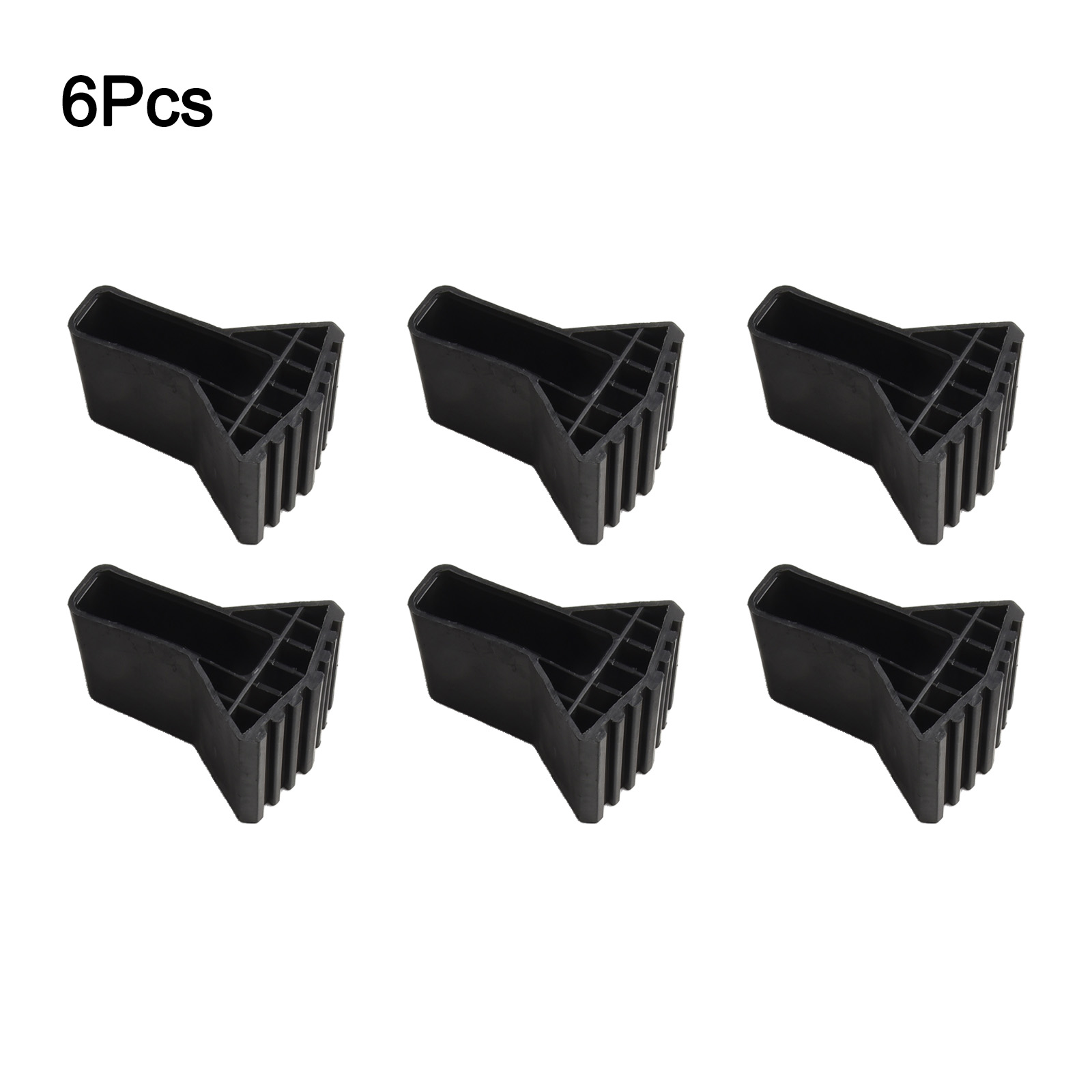 4/6Pcs Rubber Ladder Foot Pad Non-slip Ladder Feet Pads Foot Cover Ladders Mat Leg Chair Protectors Cover For Home Improvement