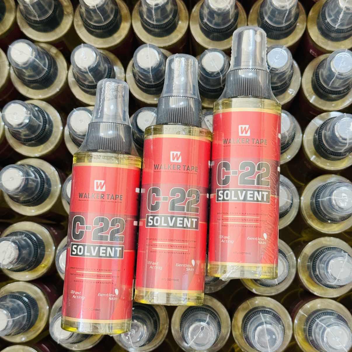 Dissolvant de Spray solvant pour perruques en dentelle, dissolvant adhésif toupet, dissolvant de colle pour Extensions de cheveux à bande, C-22/bouteille