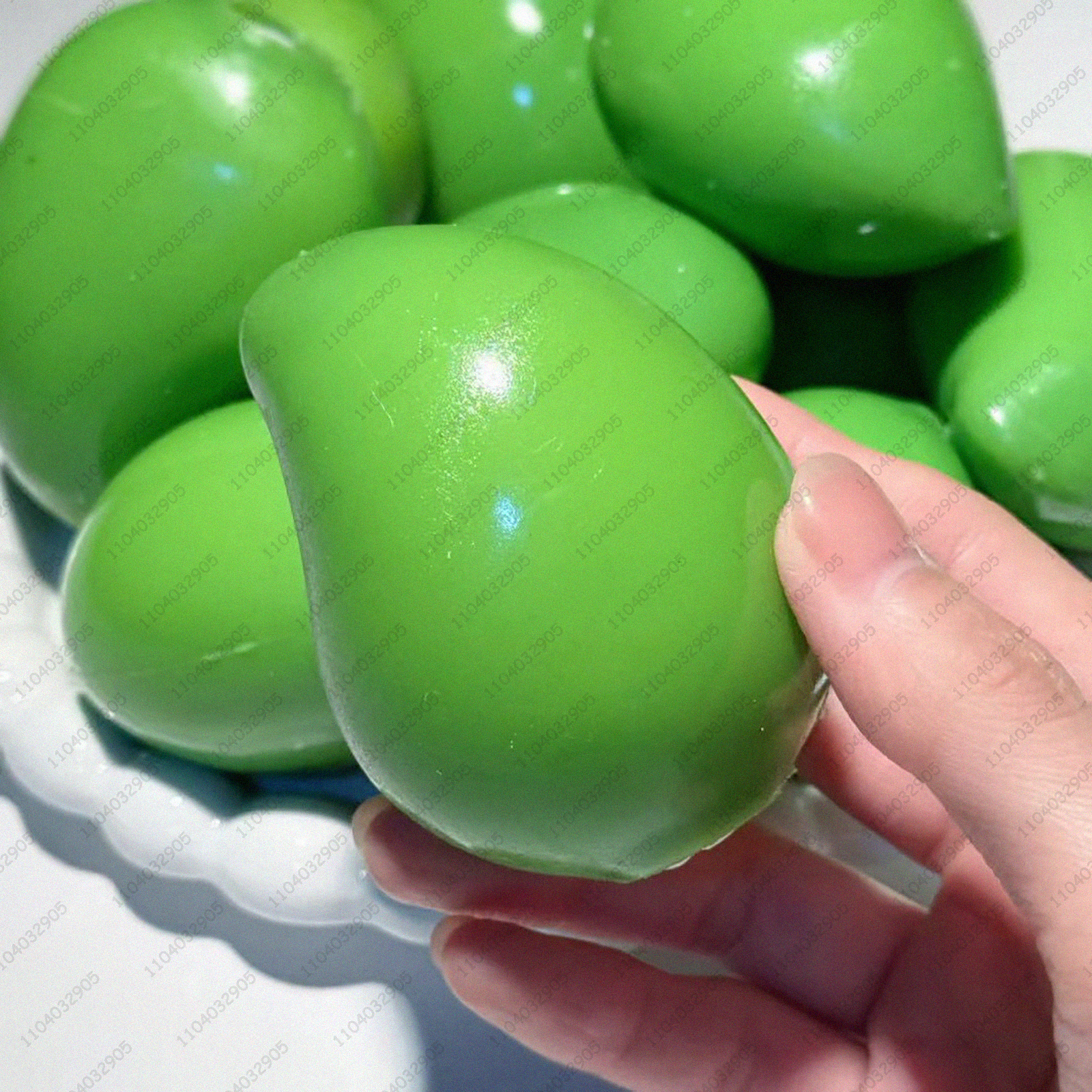 Balle anti-stress mangue croustillante, mangue qui change de couleur, jouet sensoriel ASMR, jouet anti-stress pour enfants et adultes