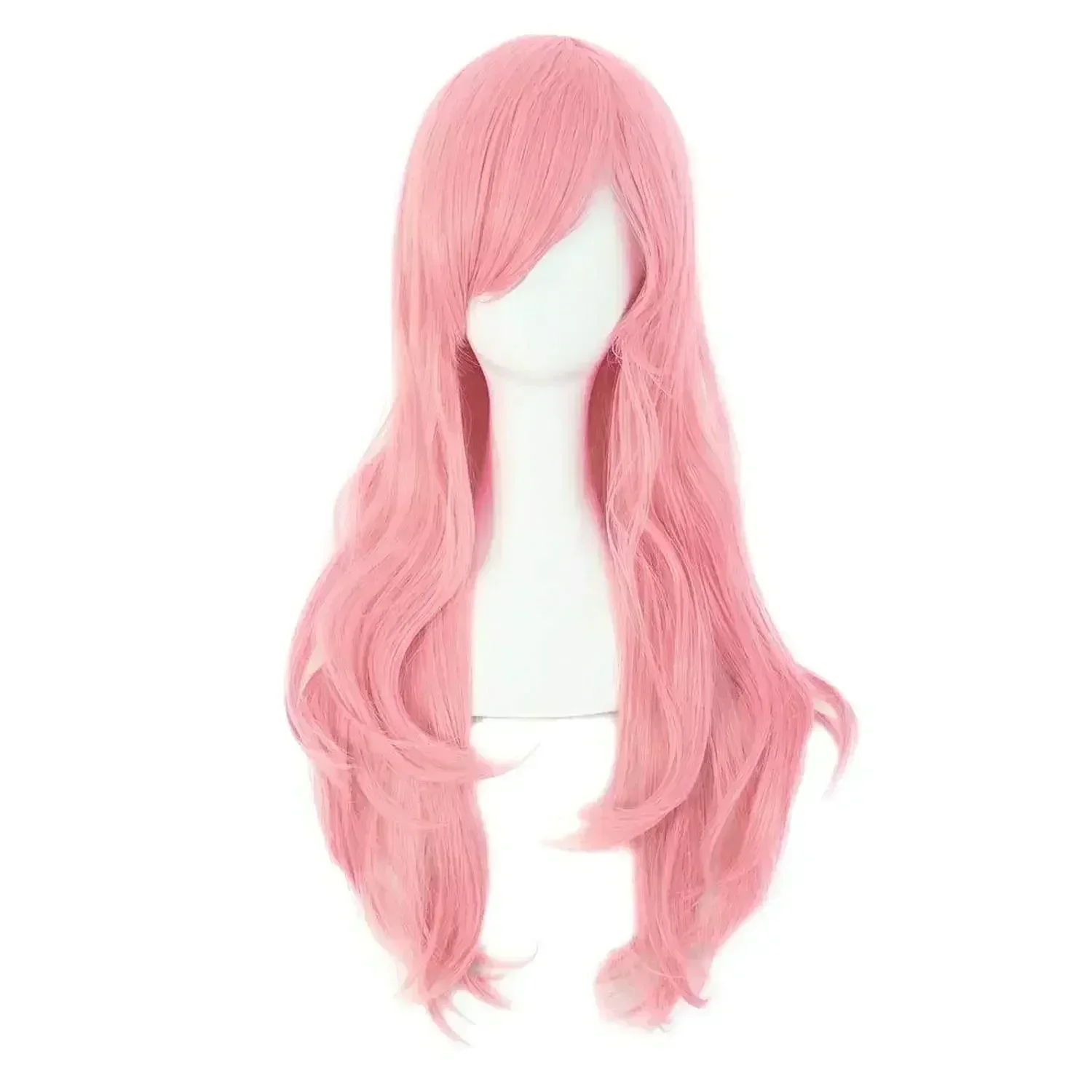 70Cm Lang Krullend Haar Uiteinden Kostuum Cosplay Pruik Synthetische Hittebestendige Halloween Carnaval Kostuum Cosplay Straight Hai