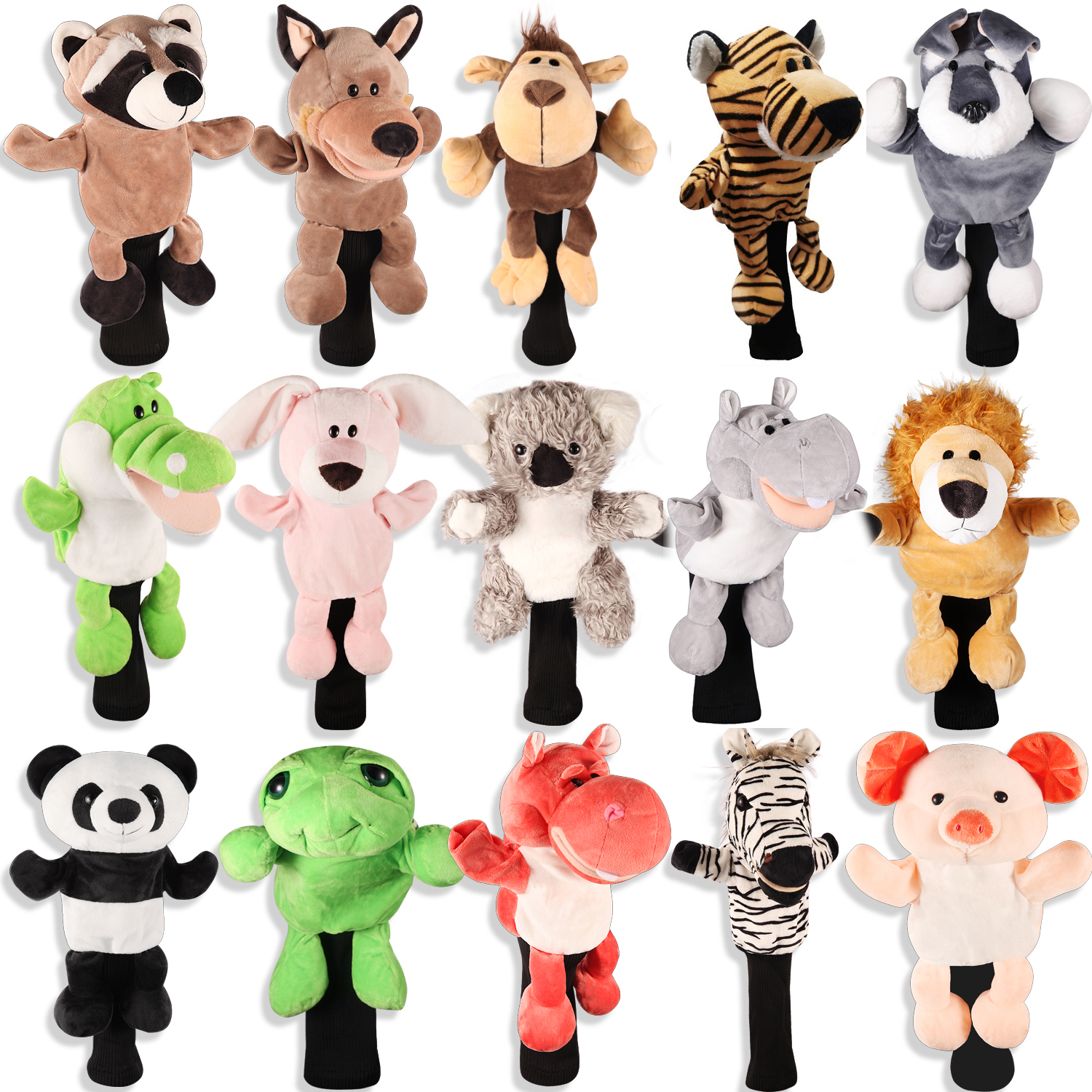Allerlei golfclub Driver hoofdhoezen geschikt voor heren en dames golf Driver Club mascotte nieuwigheid leuk cadeau
