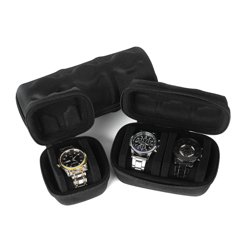 Tragbare Uhr Aufbewahrung sbox wasserdicht einzigartige Reiß verschluss Reise Trage tasche Eva Aufbewahrung tasche für Smartwatch Armbanduhr Box