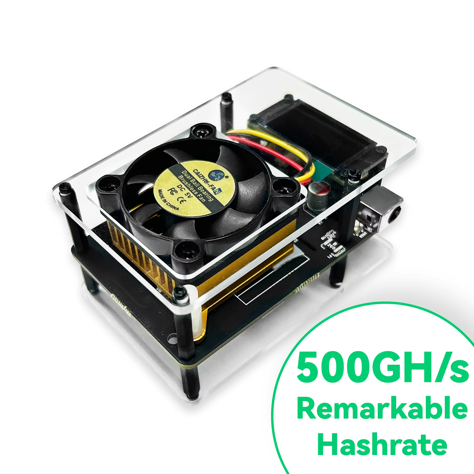 Bitaxe NMAxe Bitcoin Lucky Miner Алгоритм Crypto Solo Asic Криптовалюта Майнер Официальный Ultra BM1366 500GH/S с дисплеем
